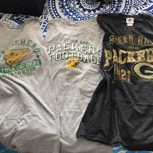 Lot of Green Bay Packers T-shirt’s